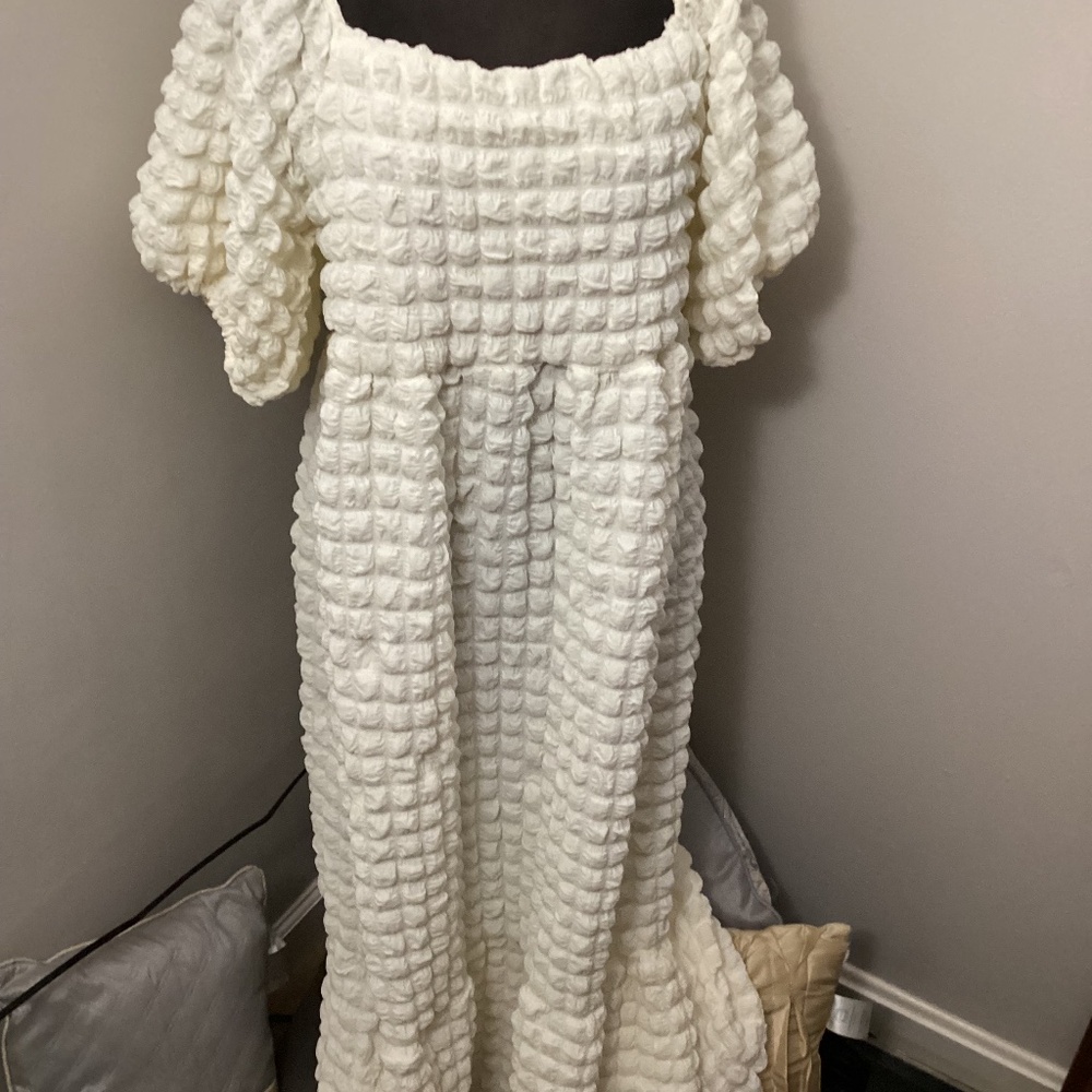 NWT Simply Southern ivory maxi dress ladies large